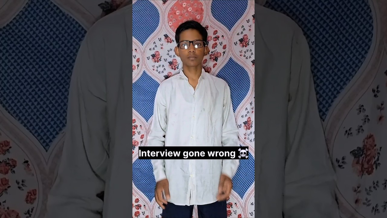 ￼Interview gone wrong 😂😄🤣 || #comedy #funny #interview #trendingshorts #viralvideo #ytshorts #shorts