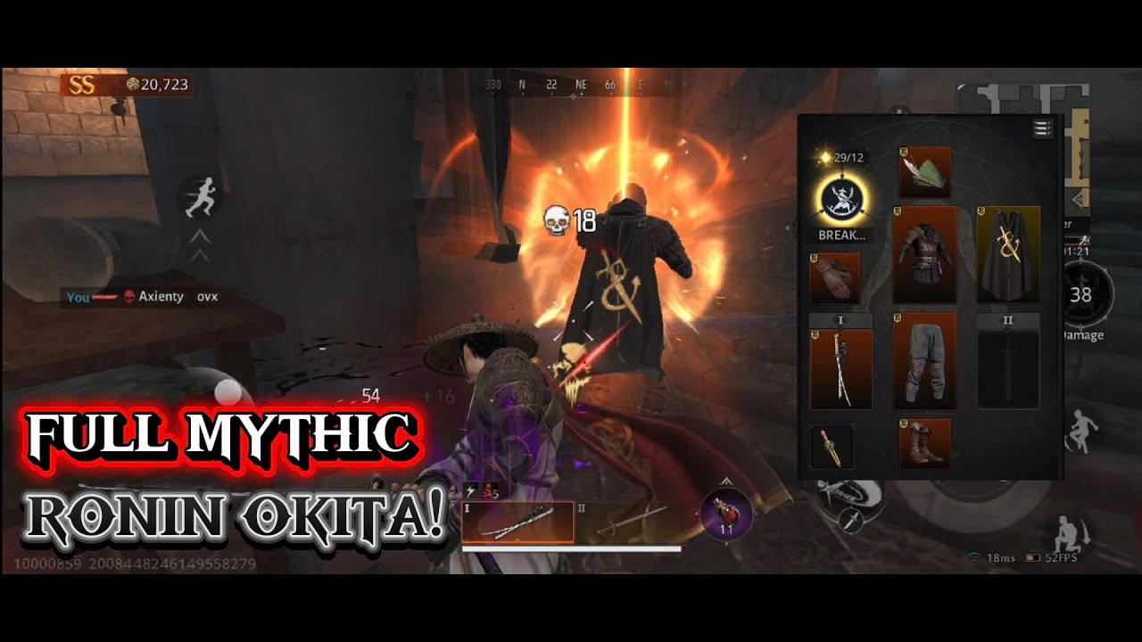 FULL MYTHIC RONIN OKITA GAMEPLAY | Gold and Glory