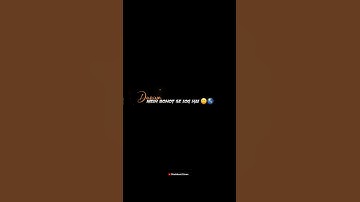 Broken heart touching 🥺💔🥀 | black screen lyrics status 🖤 #broken #lyrics #sadstatus #shortsviral