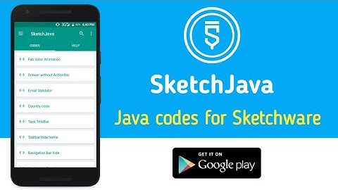 SketchJava new version (Privacy Policy)
