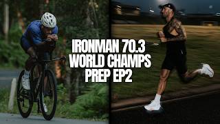 FULL DAY OF TRAINING AND EATING FOR IRONMAN 70.3 WORLDS! | (I crashed my bike)
