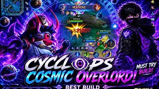 Cyclops Cosmic Overlord Build Is BROKEN! 🌌 | MLBB Gameplay