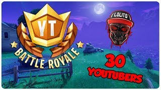 ¡JUGANDO CONTRA 30 YOUTUBERS!  ~ FORTNITE