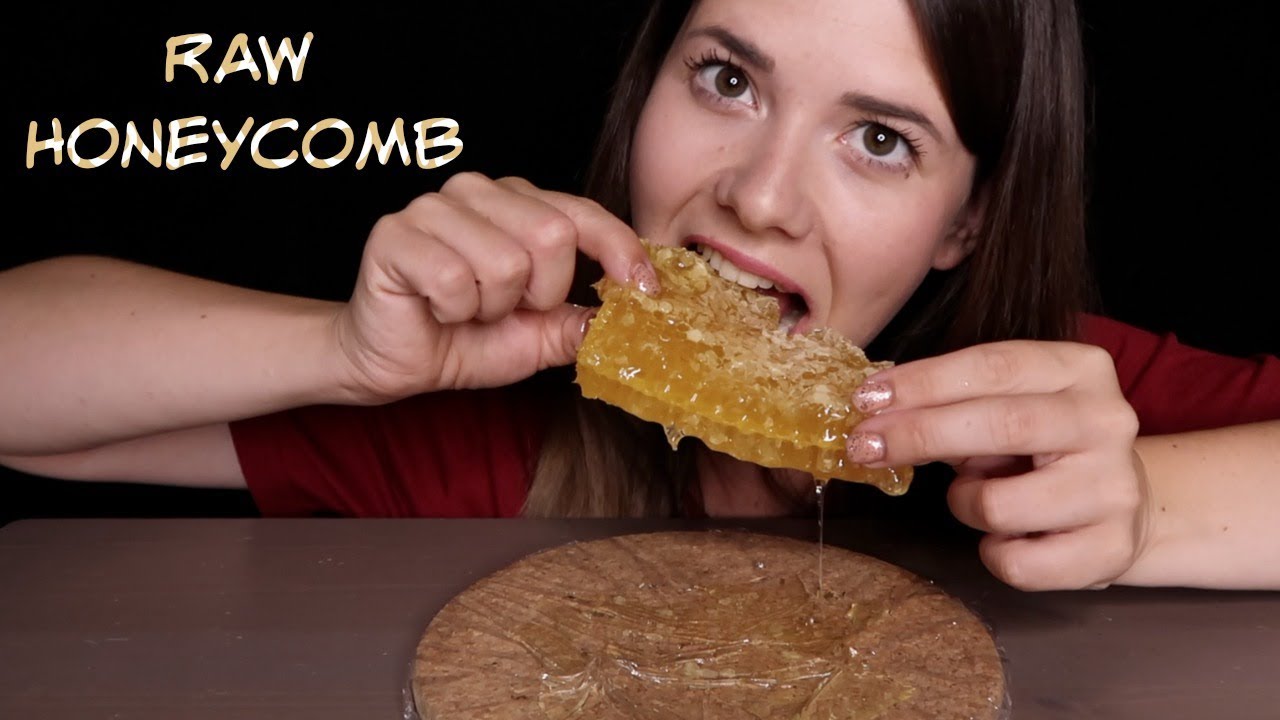 Asmr Zuckerschock Sticky Raw Honeycomb Eating Sounds Deutsch German Youtube