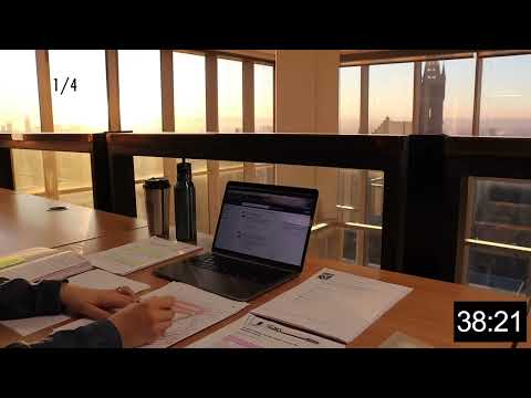 4 HOUR STUDY WITH ME at the LIBRARY | University of Glasgow Background noise, 10 min break, No Music