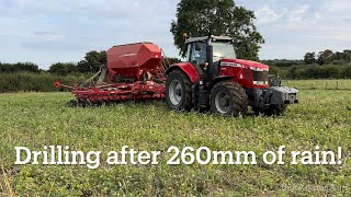 BenAdamsAgri - Drilling after 260mm of rain!