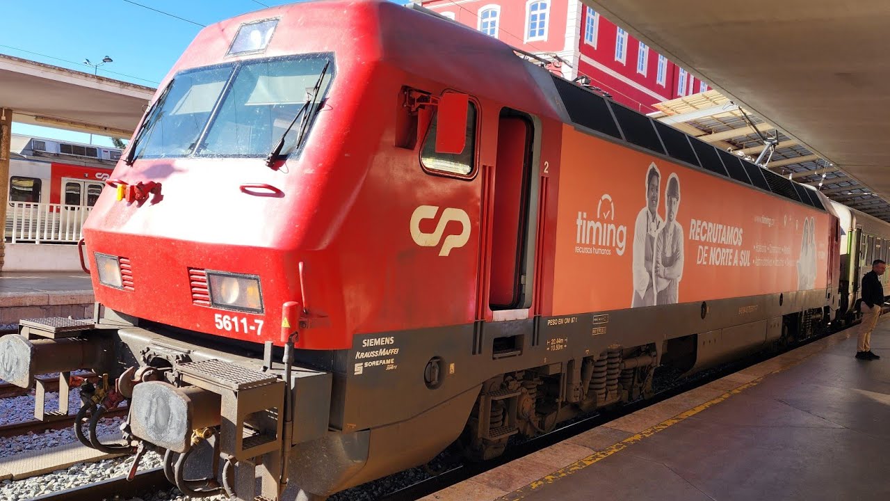 Portugal 🇵🇹 Regional trains 🚆 or intercity trains 2nd class ride review , luggage 🧳 storage, bicycle