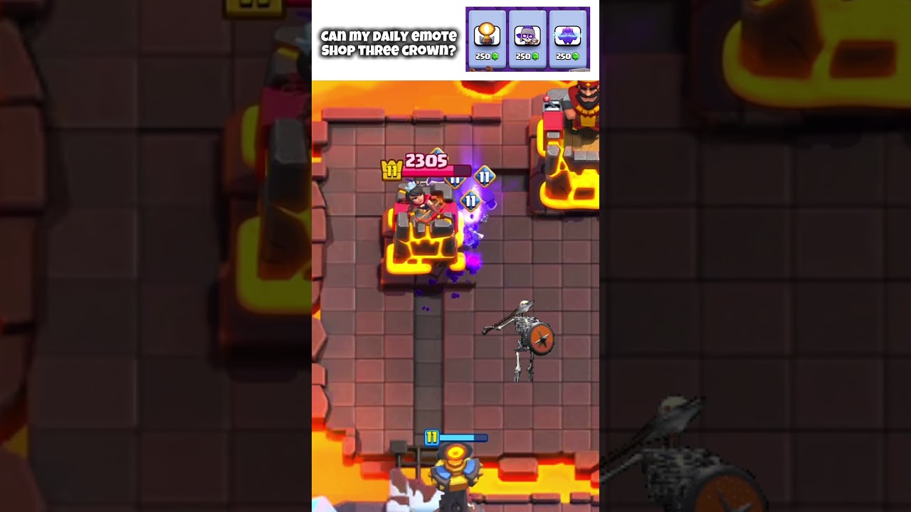 Ежедневный магазин эмоций против Королевской башни! 