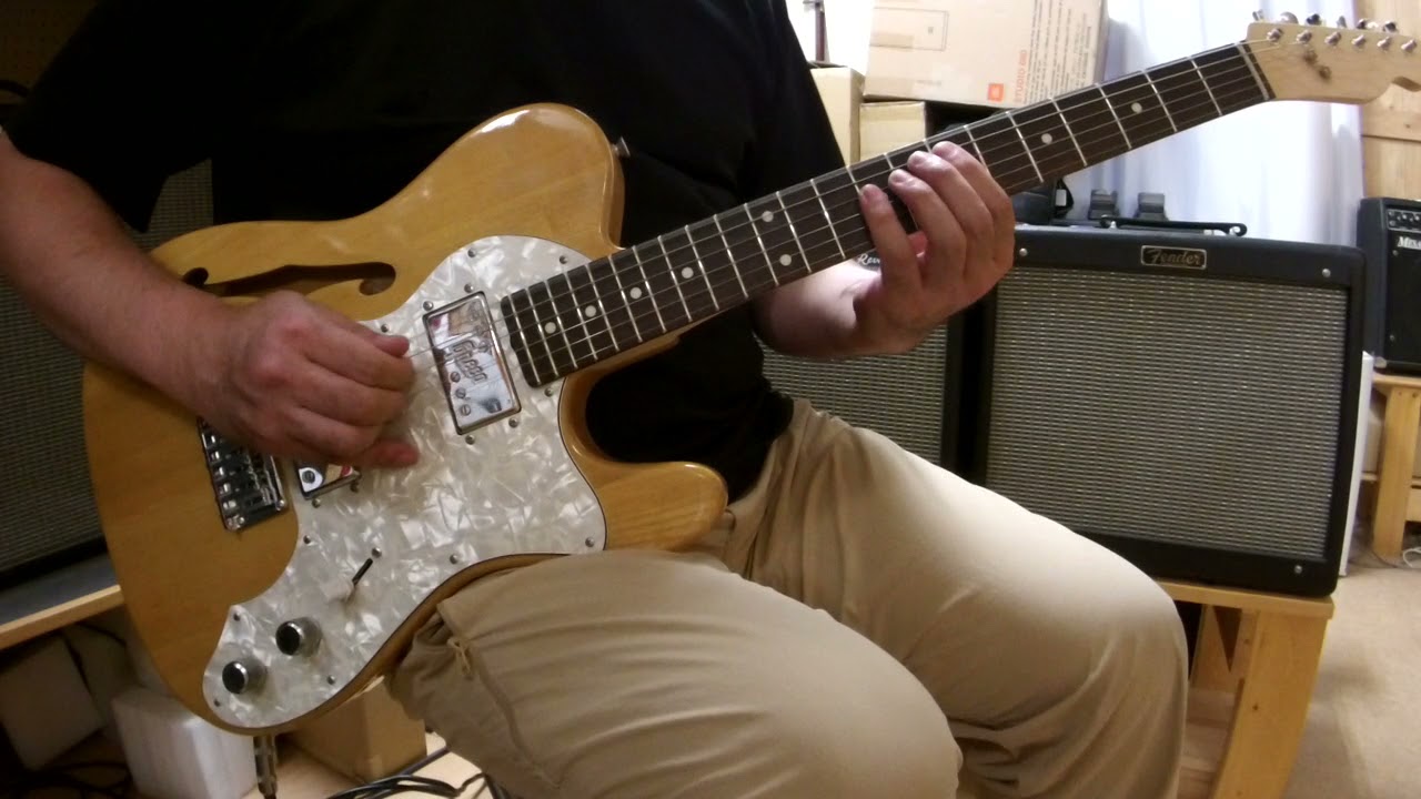 ギター GRECO TE500 Greco TE-500(Thinline TL Type)ネック交換・弦長変更品