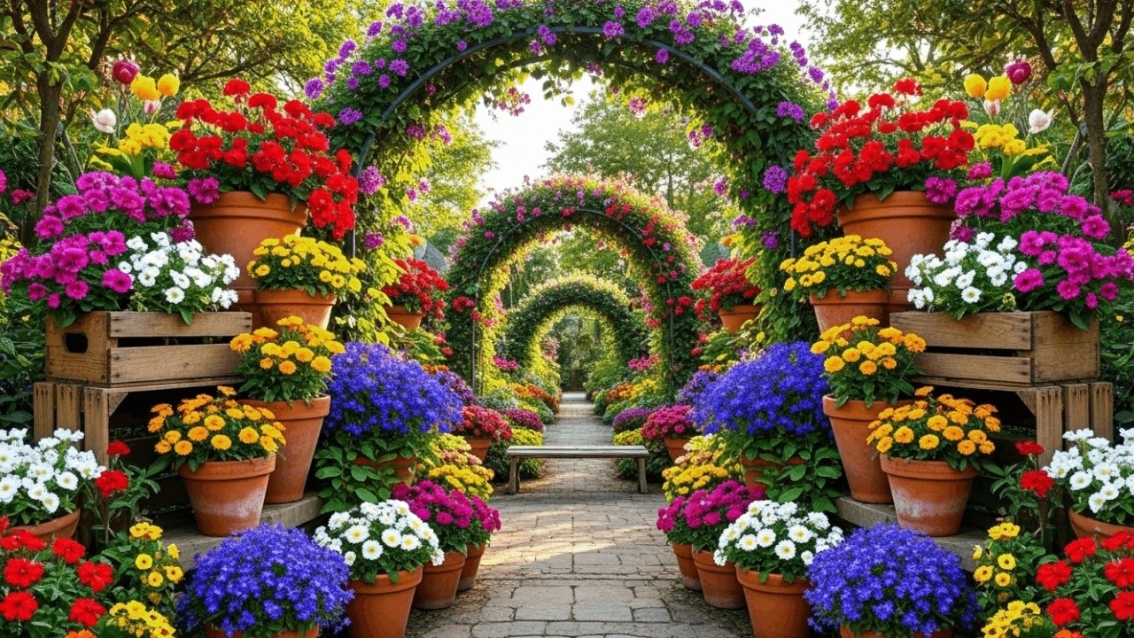 DIY Home Gardening 🌿  Beautiful Ideas for Compact Spaces