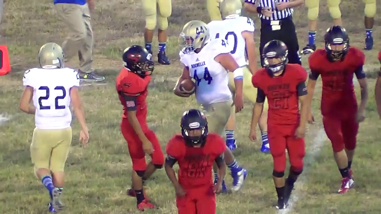 Strawn 80 Rochelle 60 9/5/2014 Texas SixMan Football YouTube