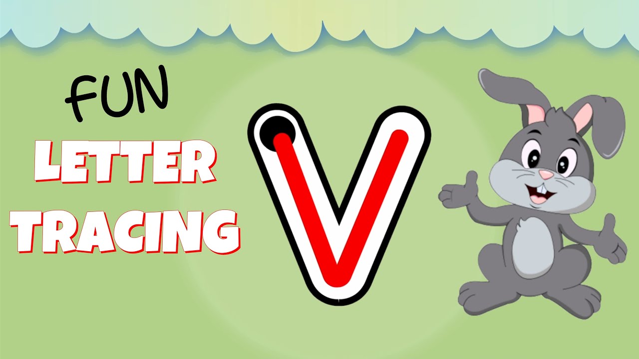 How to Write the Lowercase Letter v - Lowercase Alphabet for Kids