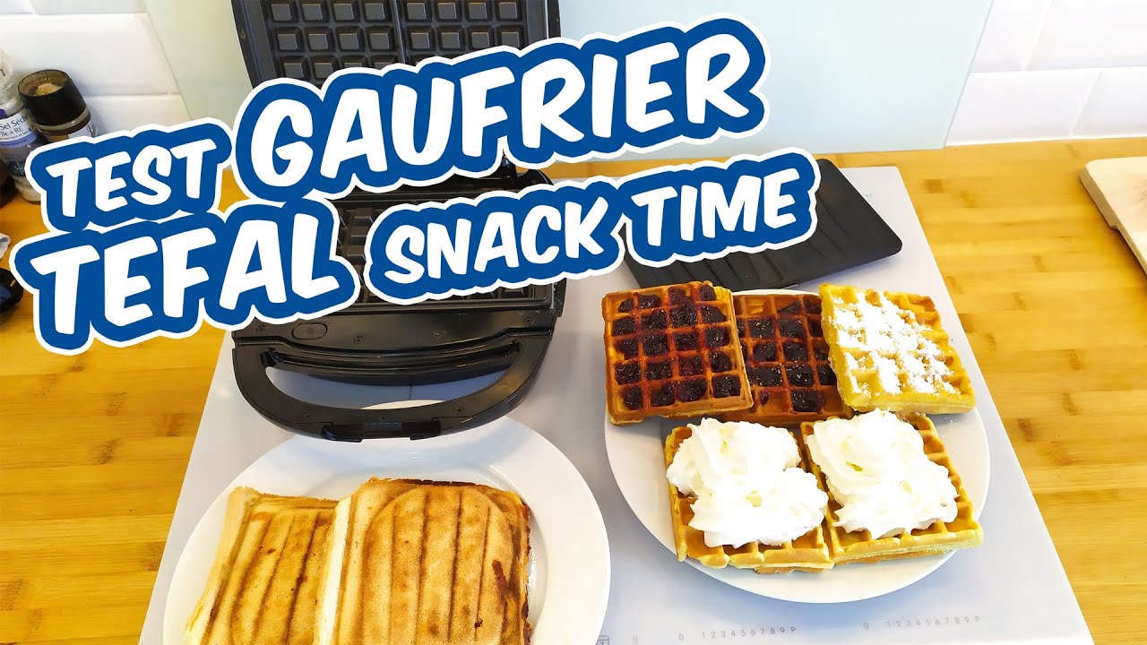 Gaufrier Tefal Snack Time Colormania - Avis et Test - YouTube