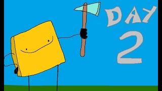 Day 2 of breaking a tree in Minecraft until theyre all gone.