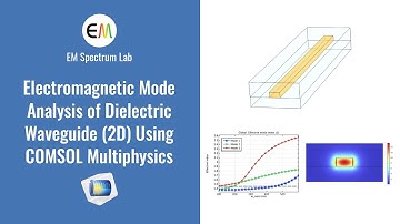 COMSOL Tutorial - Electromagnetic Mode Analysis of Dielectric Waveguide (2D Simulation)