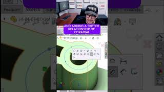 SolidWorks SKETCH SECRET to MERGE arc segments #tips #tricks #coradial