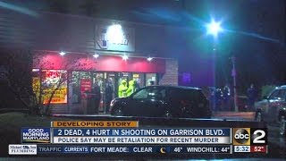 2 dead, 4 hurt in shooting on Garrison Boulevard