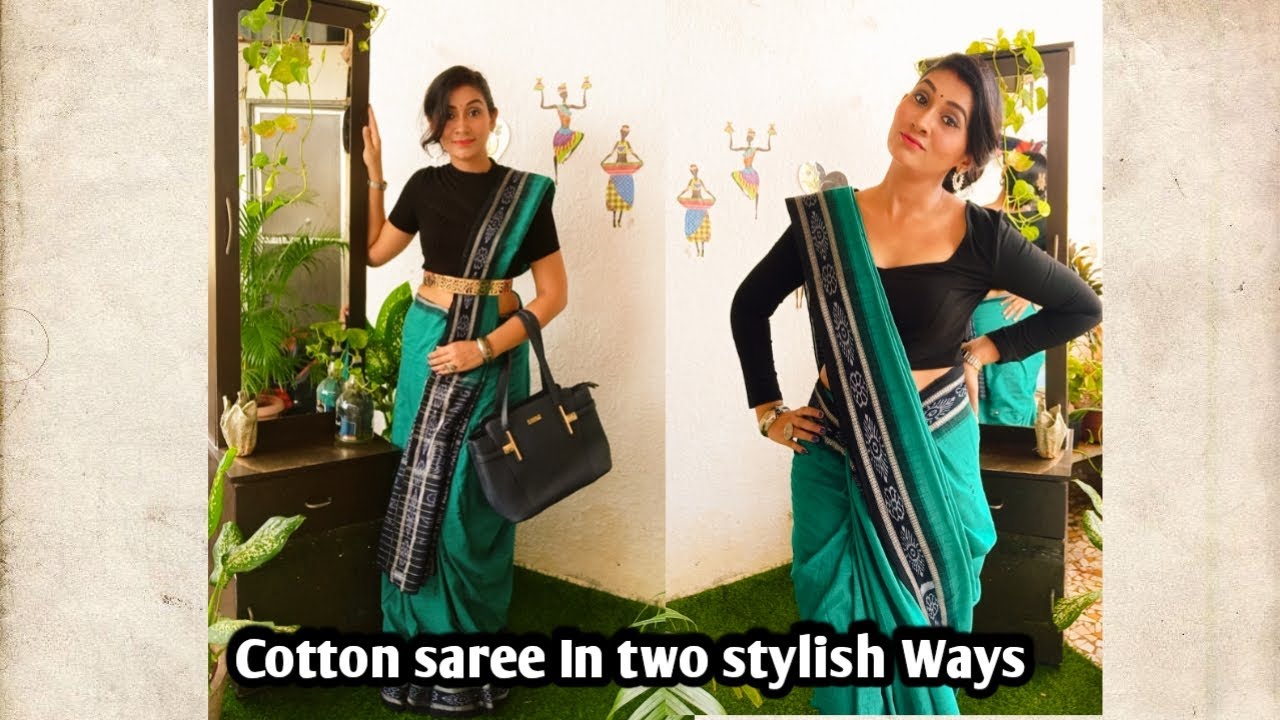How to Wear cotton Saree Perfectly Cotton Saree Draping Hacks look