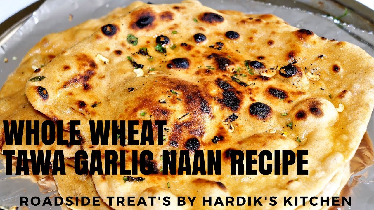 Whole wheat methi garlic naan