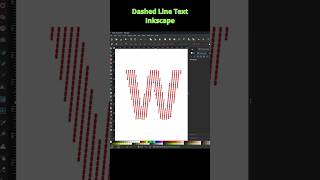 How to Create a Dashed Line Text Effect in Inkscape