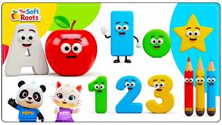 Preschool Learning activities for 3 year olds at home | Learn ABC Phonics Shapes Numbers Colors 🌈 screenshot 2