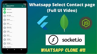 Aplikasi Obrolan Flutter - Bekerja di Halaman Kontak Tertentu || Klon WhatsApp #11 screenshot 4