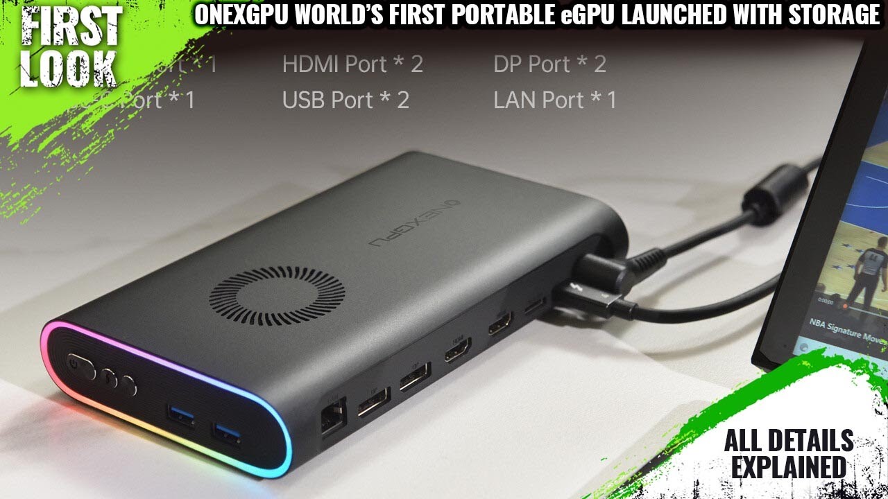 OneXGPU Portable eGPU Launched With Radeon RX 7600M XT - Price