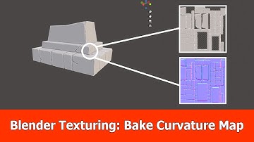Blender Texturing : Baking Curvature Map