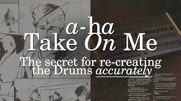 The secret for re-creating A-ha - "Take On Me" drums