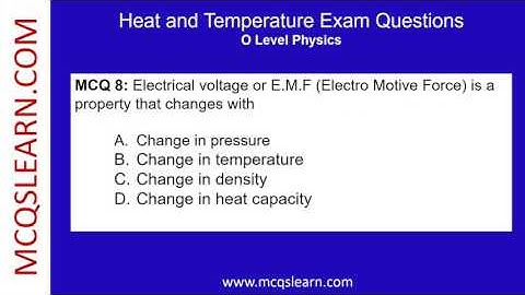 Heat & Temperature MCQs Questions Answers | Heat Temperature Notes PDF | Class 9–10 Ch 19 MCQs | App