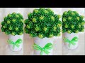 Cara mudah membuat Bunga dari pita Jepang/pita plastik/Ribbon polypropylene || DIy