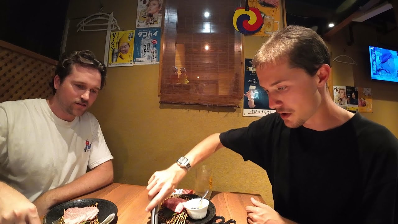 Eating Yakiniku and Drinking Alcohol in Tokyo w/ @SmallBrainedAmerican