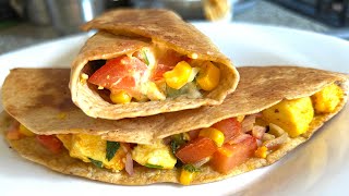 ?Veg Paneer Roll Frankie and Mexican Quesadilla. Cottage Cheese Roll, Paneer Wrap Tortilla Recipe