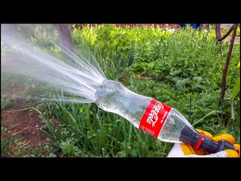 Coca cola Şişesi ile Bahçe Yağmurlama Duşu Yapımı | super  Fikirler