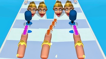 Nail Stack! 💅💅💅🎮Big Update Android, iOS Gameplay Walkthrough All Levels