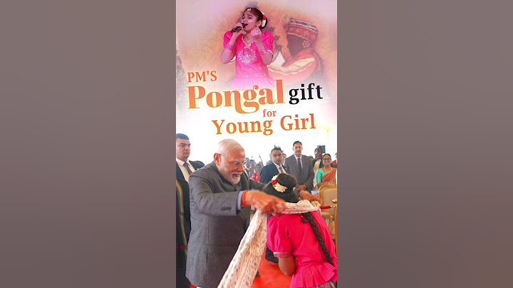Pongal Celebrations: PM Modi's Thoughtful Shawl Gift