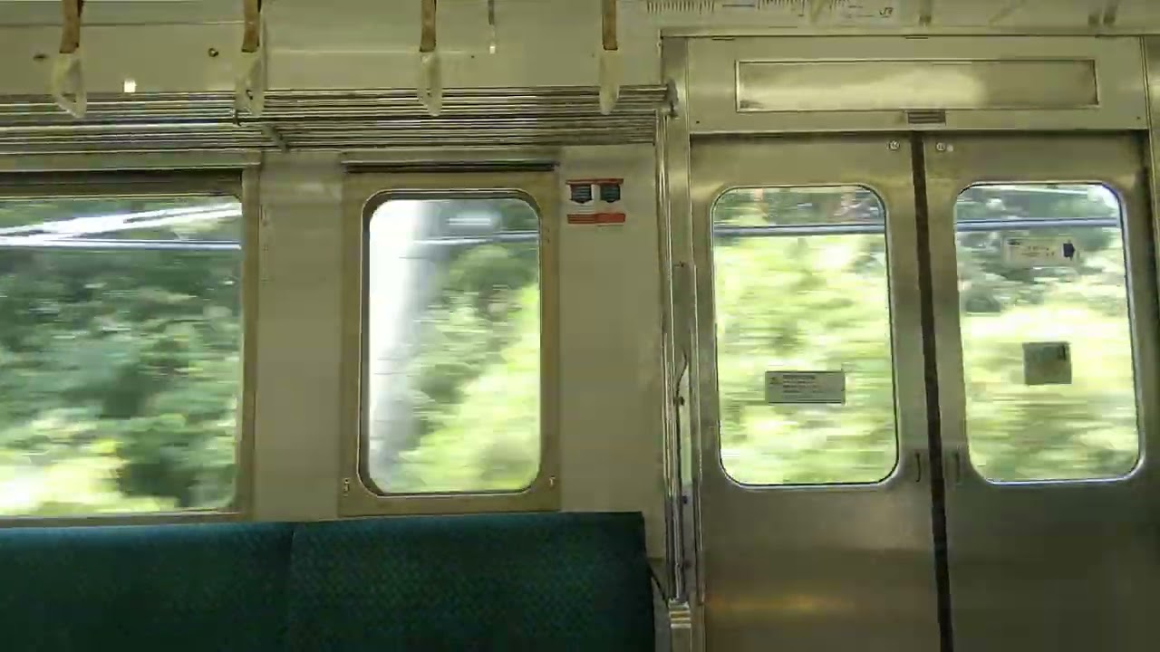 中央本線｜小淵沢駅→信濃境駅（国鉄211系電車。モハ210-2030）車内と車窓、走行音、アナウンス。18きっぷ。R6/8（山梨県→長野県）JR Chuo Main Line JAPAN TRAIN