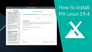 How to install MX Linux 19.4