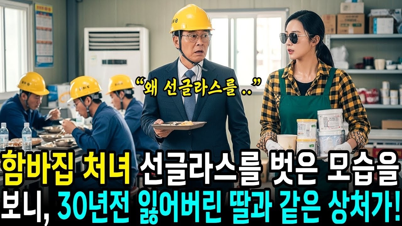 백만장자 회장님은 함바집 처녀의 선글라스 벗은 모습을 보자 단번에 자신의 잃어버린 딸이라는것을 알아차렸습니다  사연라디오  오디오북  삶의지혜