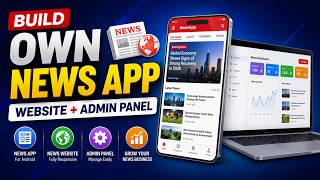Create News App with Website & Admin Panel | How to Build Own News App | Complete Software screenshot 4