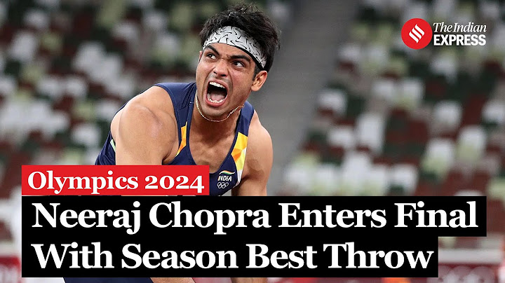 Neeraj Chopra Qualifies For Men's Javelin Throw Final
