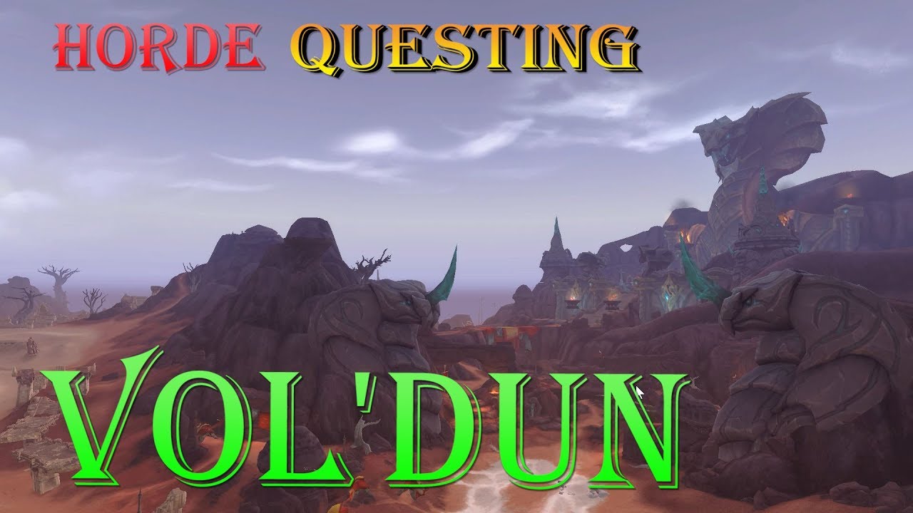 Quest: Wrath Of The Tiger - Battle for Azeroth - Vol'dun Questing - WoW