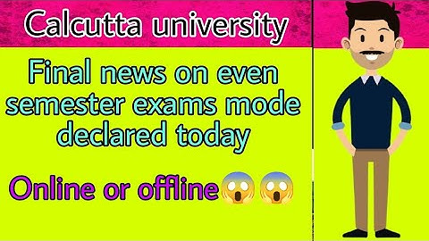 Calcutta university | even semester exams will be  offline | Final news 2022