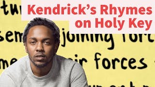 Rap Tips From Kendrick Lamars Holy Key- Rhyme Schemes Ysis
