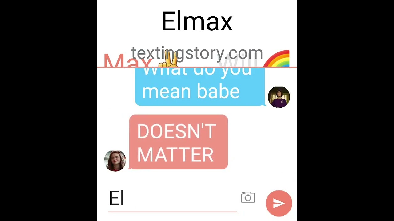 im back with a elmax texting story bc i love stranger things and elmax