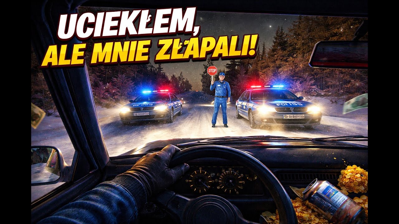 Ucieczka przed policją w My Winter Car #4