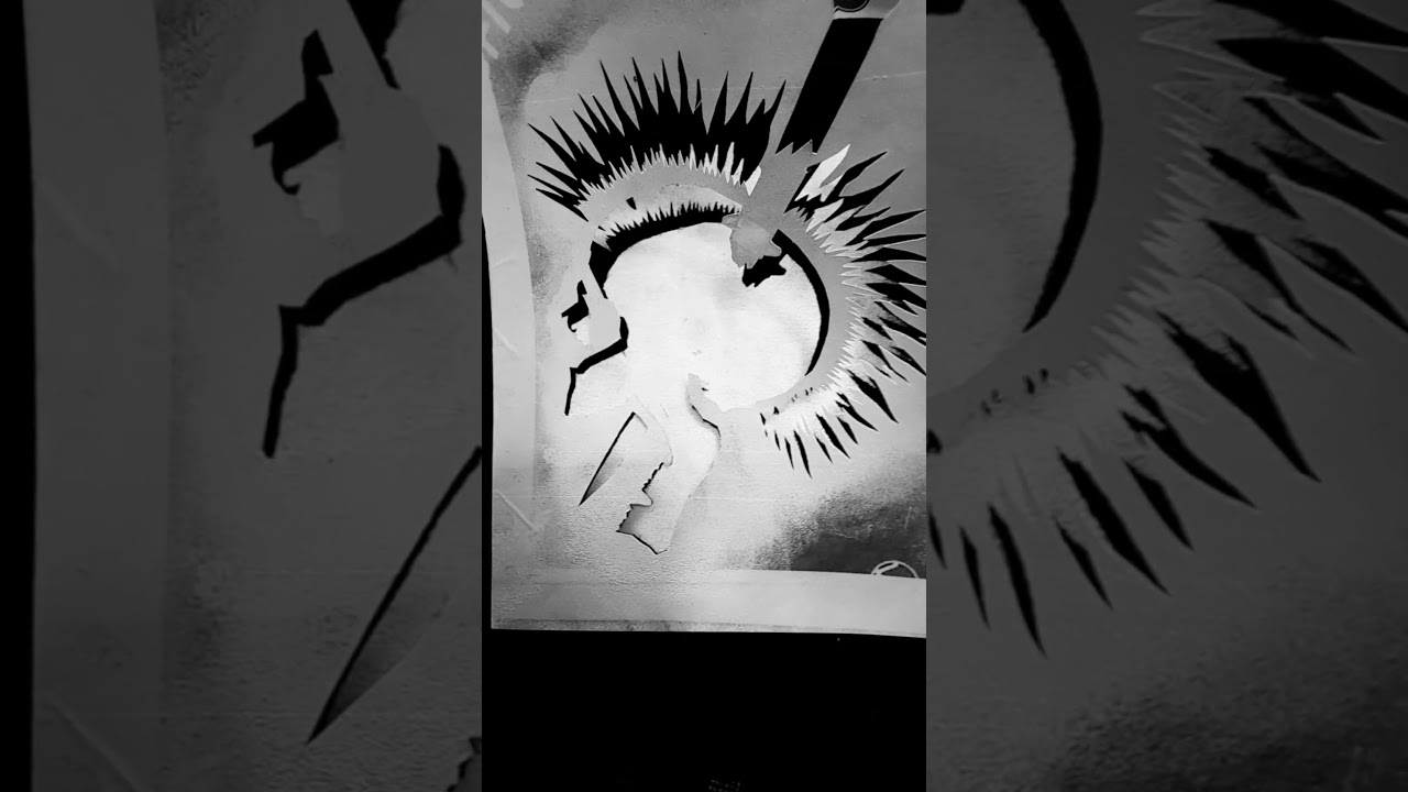 D.I.Y. Mohawk Skull Patch