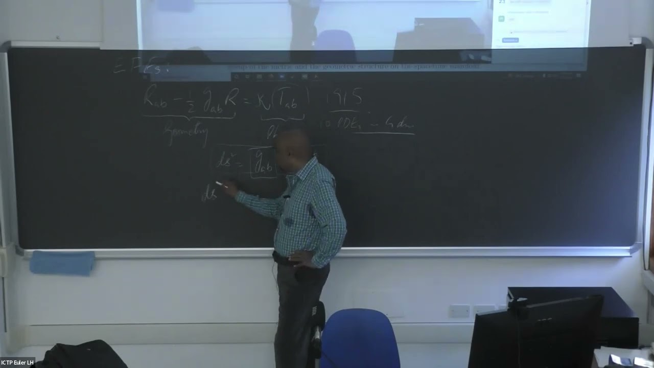 "Lie Symmetries in General Relativity"  by Prof. Khalid Saifullah (Part 2/4)