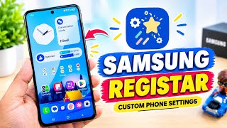 Samsung RegiStar Plugin 🔥 Create Your OWN Custom PHONE Settings | Good Lock | RegiStar Full Guide screenshot 4