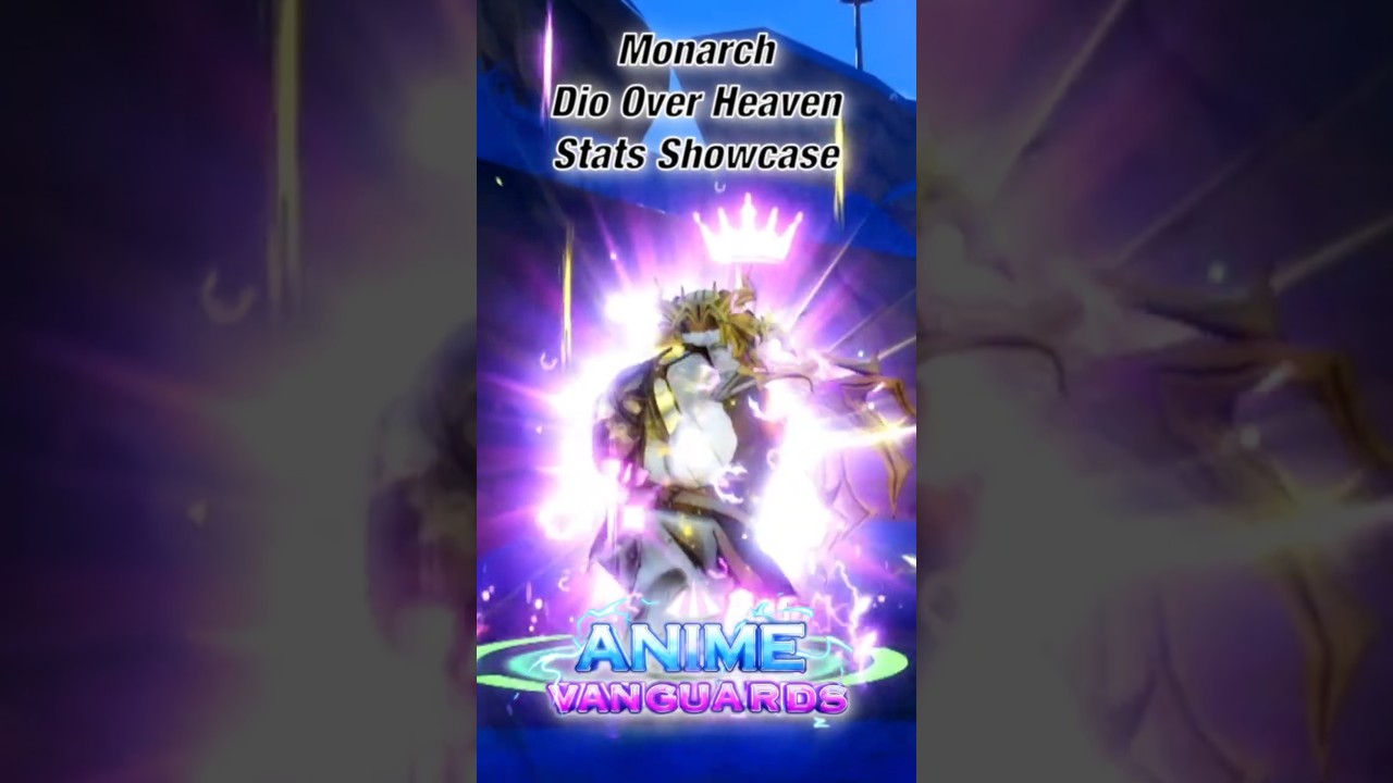 Dio Over Heaven Showcase | Roblox | Anime Vanguards 